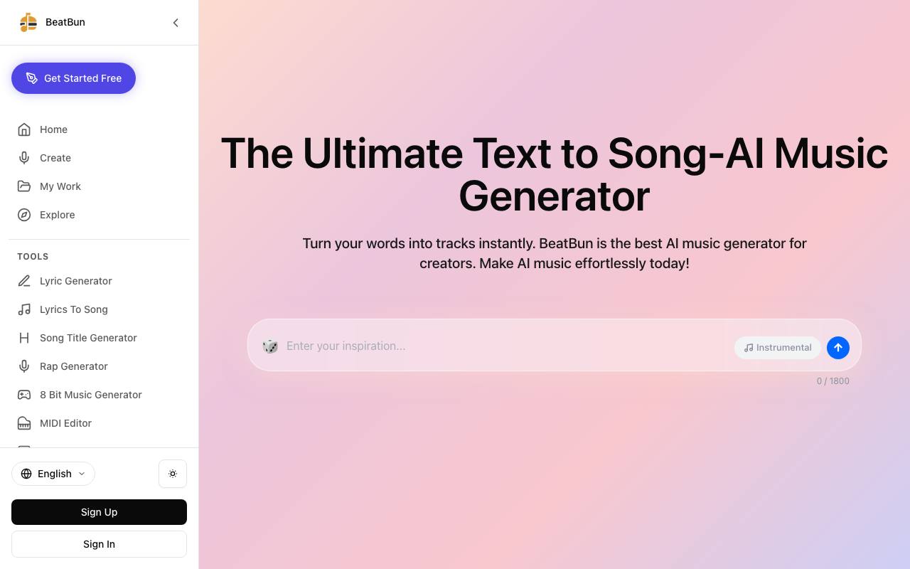 Text To Song - BeatBun screenshot
