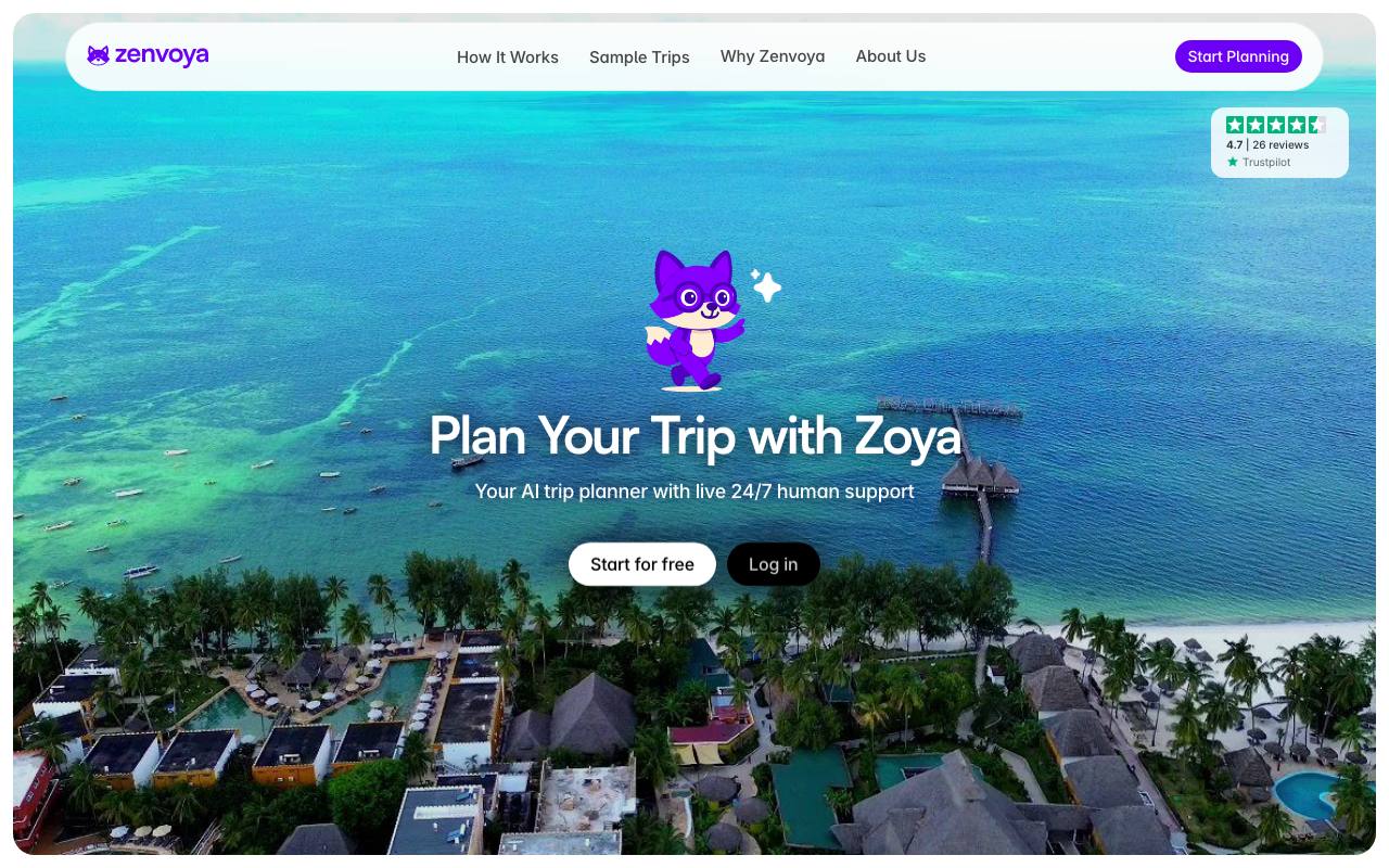 Zenvoya AI screenshot