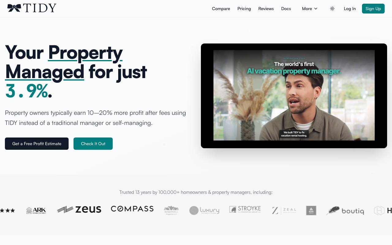 TIDY - AI Property Manager screenshot