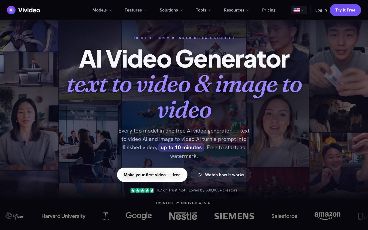 Vivideo: AI Video Generator - Text to Video & Image to Video screenshot