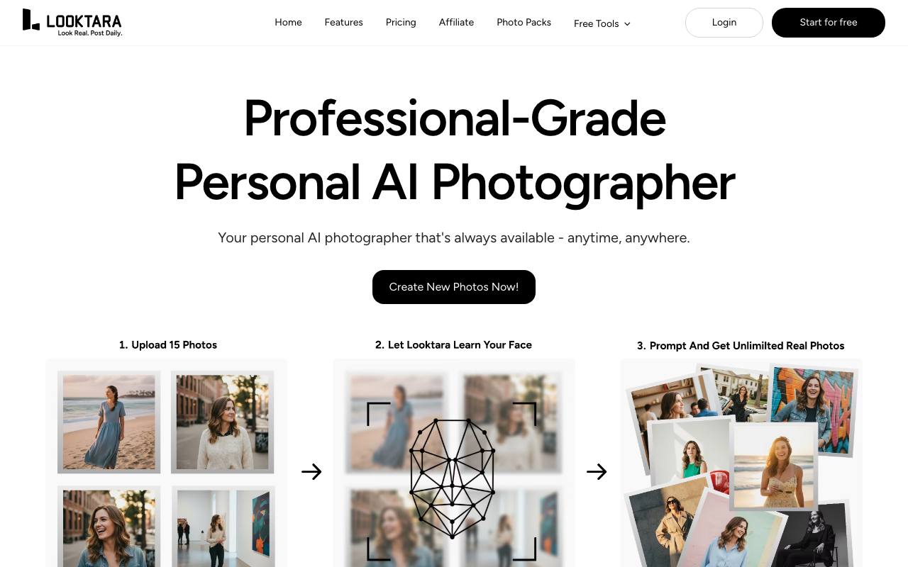 Looktara - AI photographer screenshot