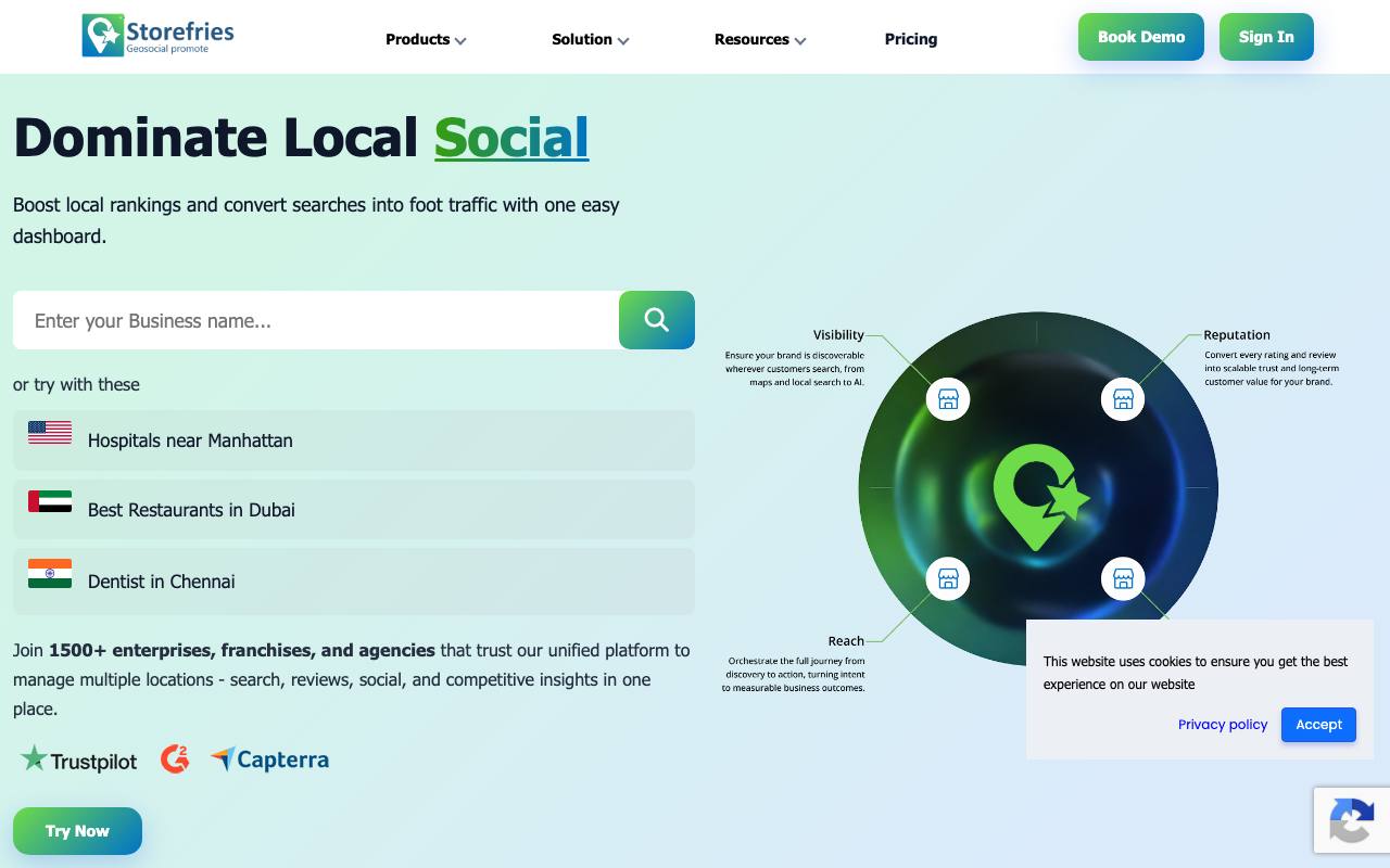 Storefries - Powerful social Media Management Platform for business screenshot