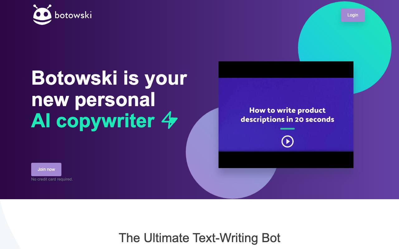 Botowski screenshot