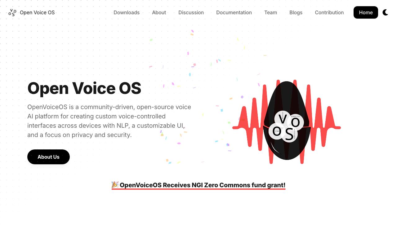 Open Voice OS screenshot