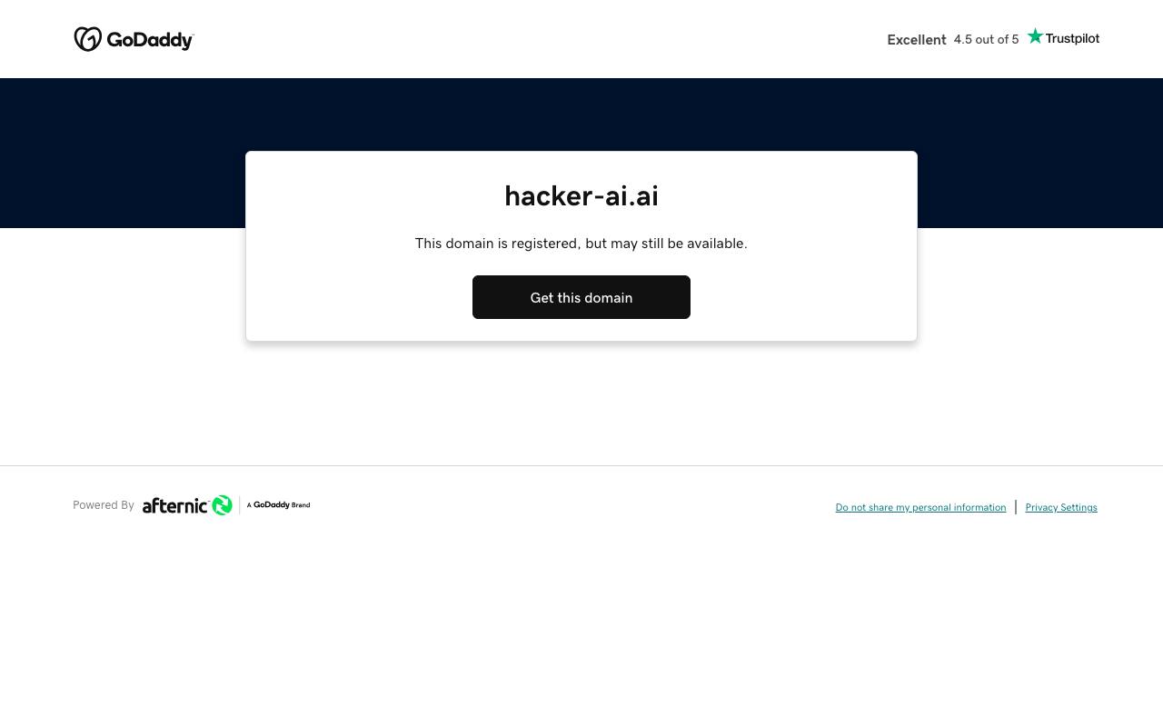 Hacker AI screenshot