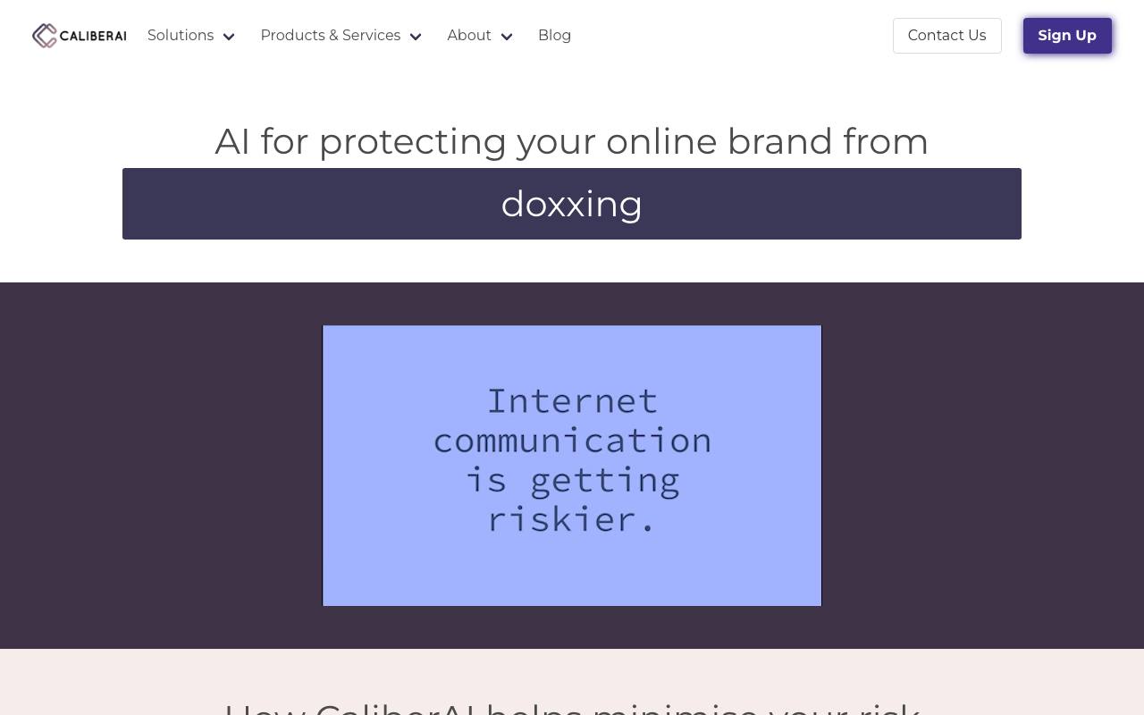 CaliberAI screenshot