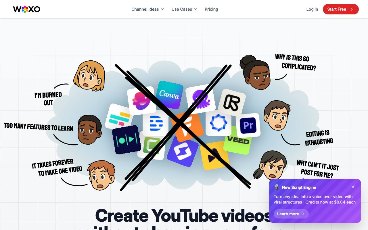 WOXO - Idea to Videos screenshot