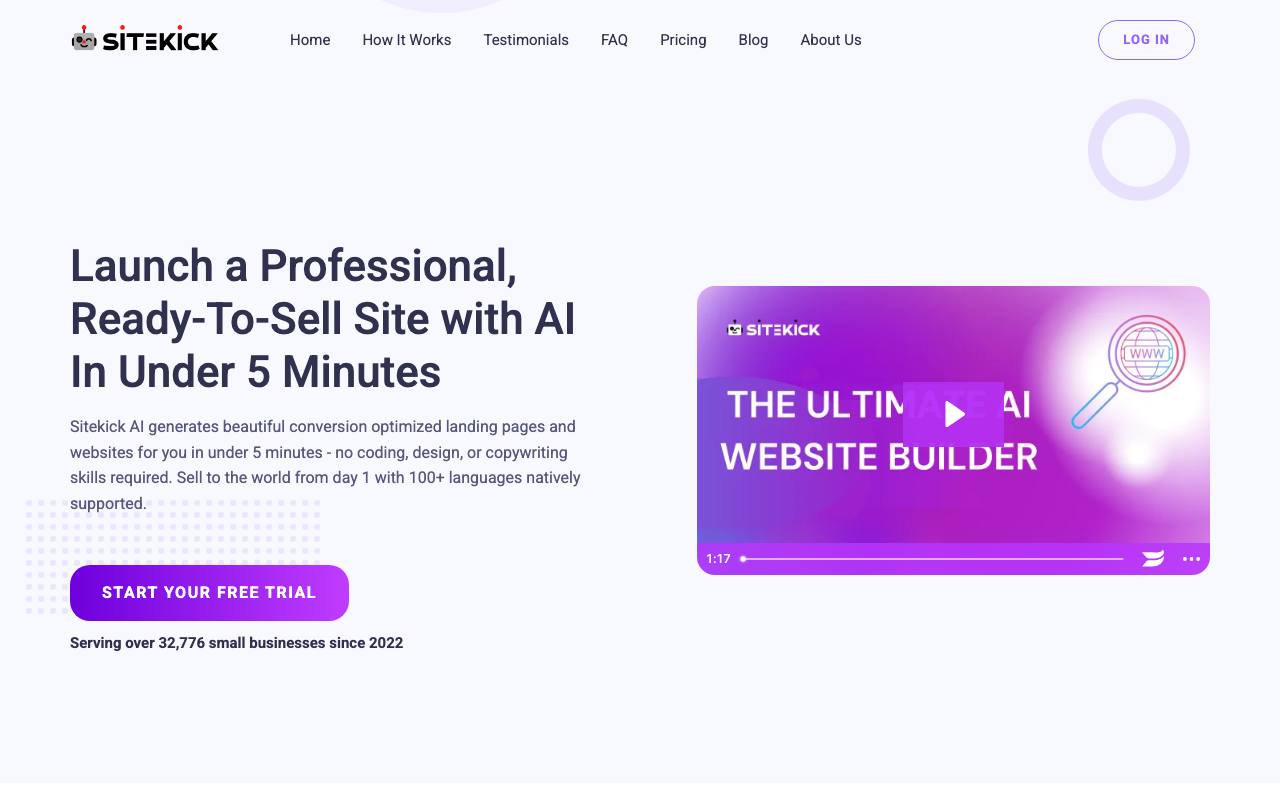 Sitekick screenshot