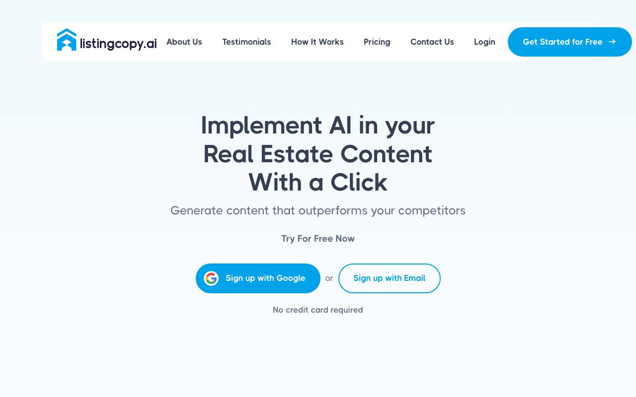 Listing Copy AI screenshot