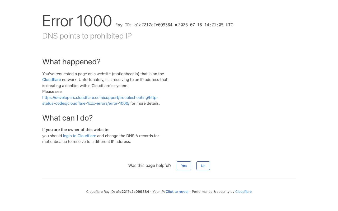Motionbear screenshot