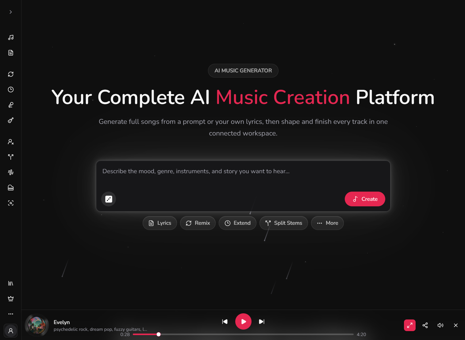 LumiMusic screenshot