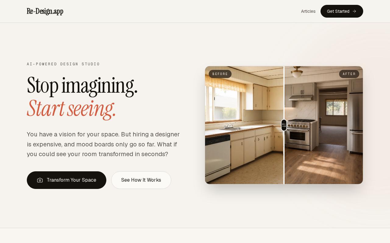 Re-Design screenshot