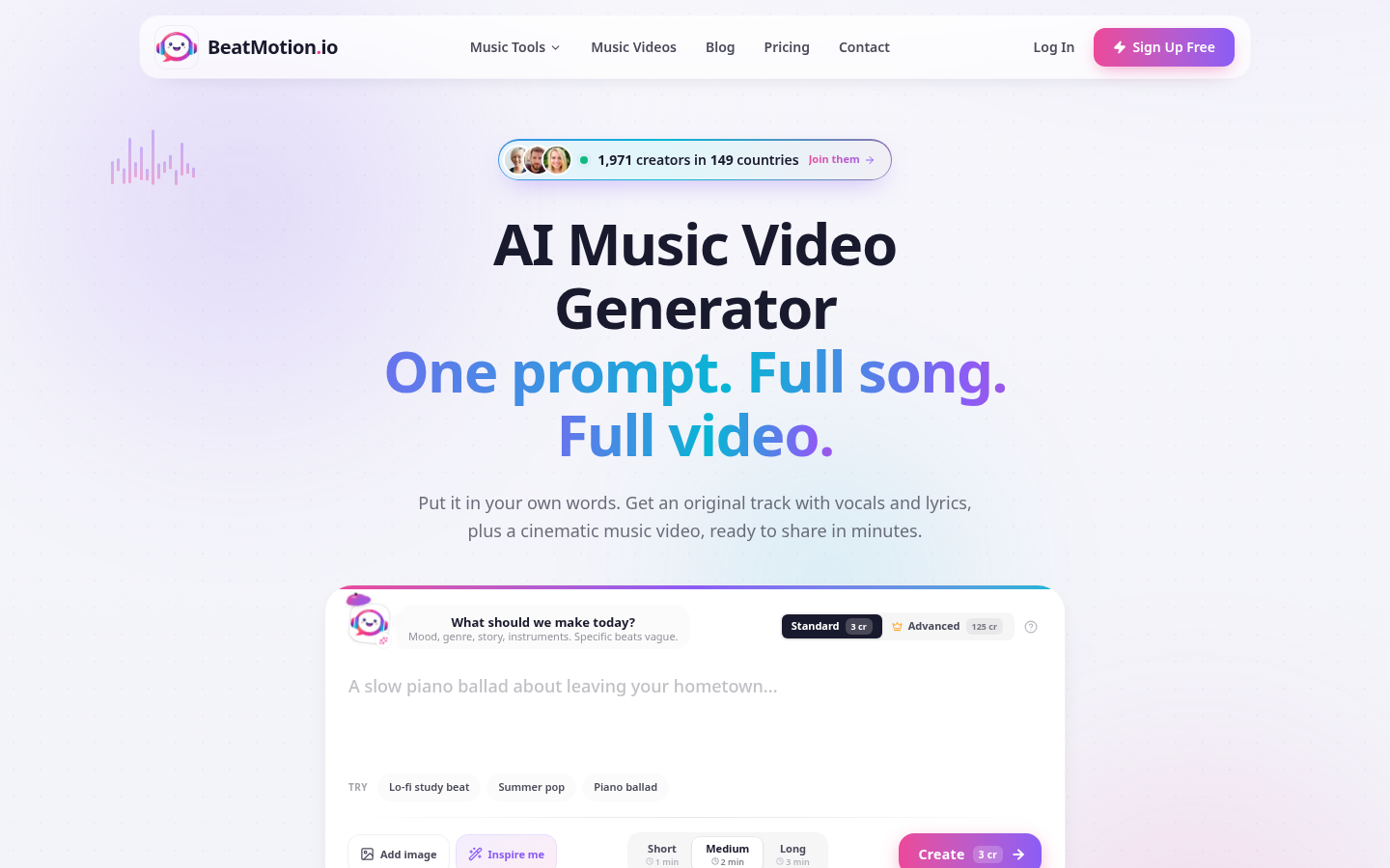 BeatMotion screenshot