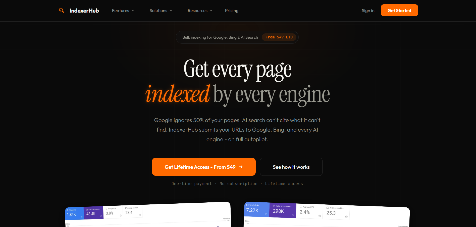 IndexerHub screenshot