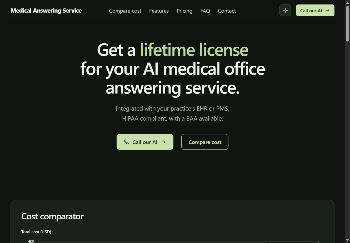 Medical Answering Service screenshot