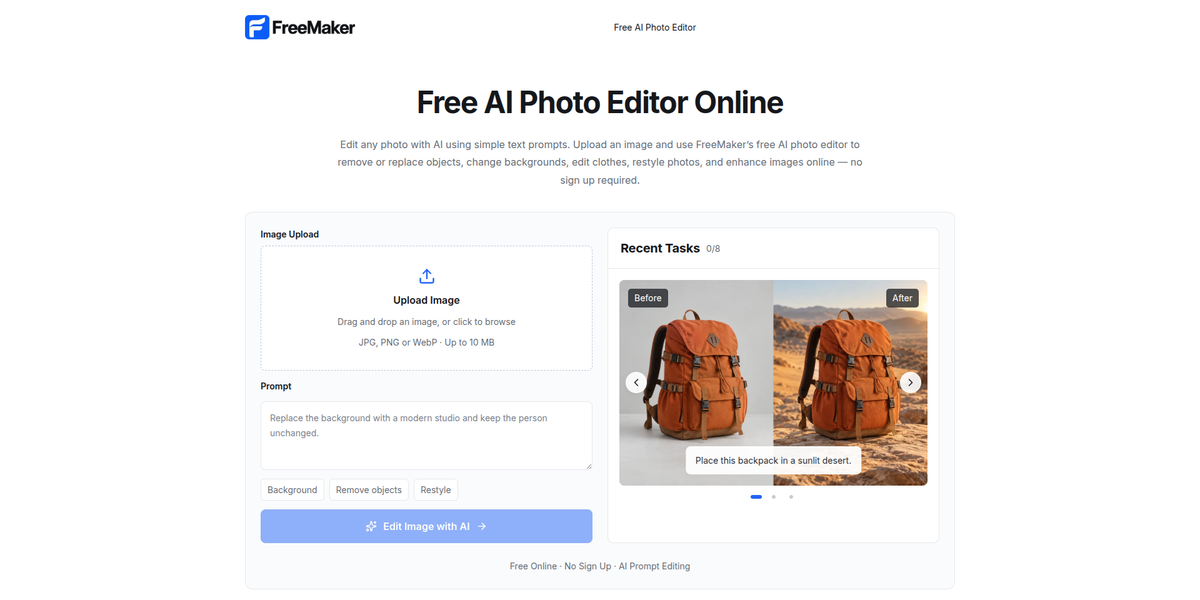 FreeMaker AI screenshot