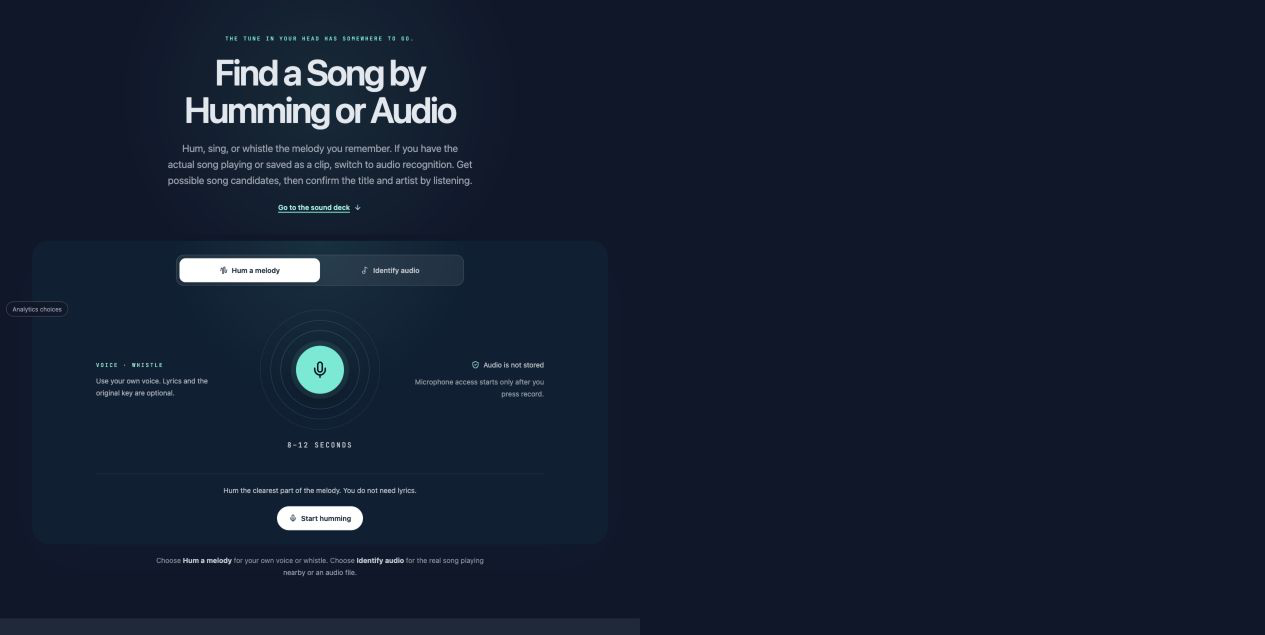 hum to search screenshot