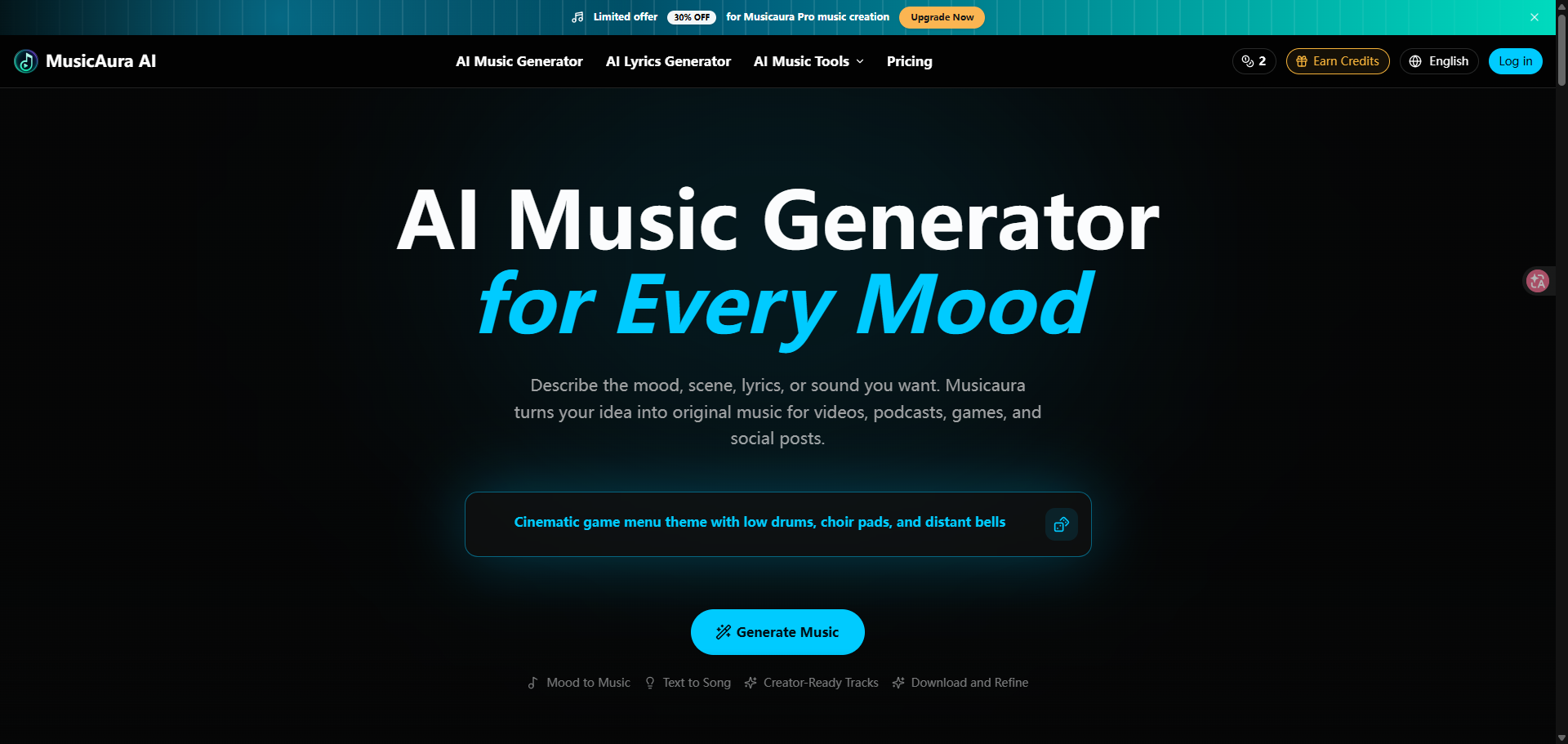 MusicAura AI screenshot