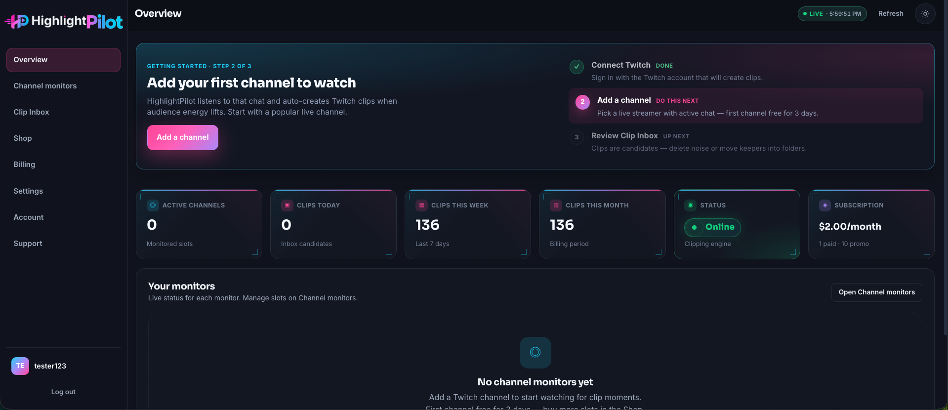 HighlightPilot screenshot